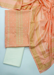 F&F-0852 C - 3 Piece UnStitched Printed Lawn
