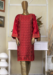 HSF-003 - 1 Piece Embroidery Stitched Silk Kurta