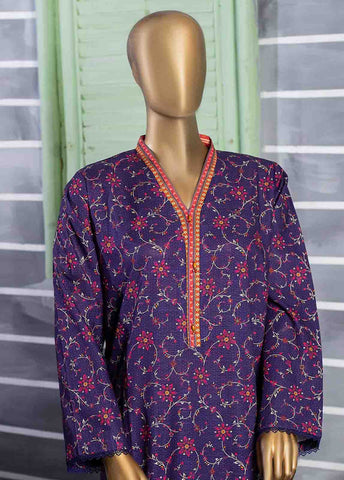 Bin Saeed Fabric - KF-0005 - 2 Piece Printed Khaddar