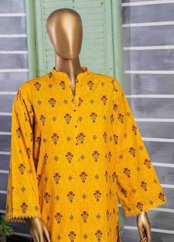 Bin Saeed Fabric - KF-0011 - 2 Piece Printed Khaddar