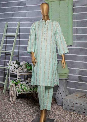 Bin Saeed Fabric - KF-0013 - 2 Piece Printed Khaddar