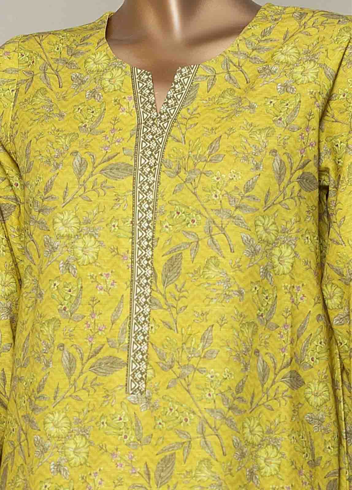 Bin Saeed Fabric - KF-0014 - 2 Piece Printed Khaddar