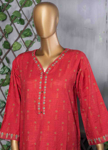 Bin Saeed Fabric - KF-0015 - 2 Piece Printed Khaddar