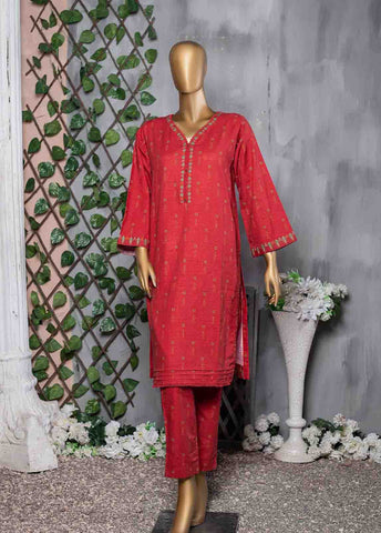 Bin Saeed Fabric - KF-0015 - 2 Piece Printed Khaddar