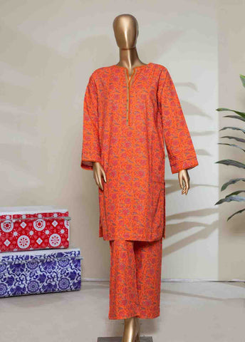 Bin Saeed Fabric - KF-0020 - 2 Piece Printed Khaddar
