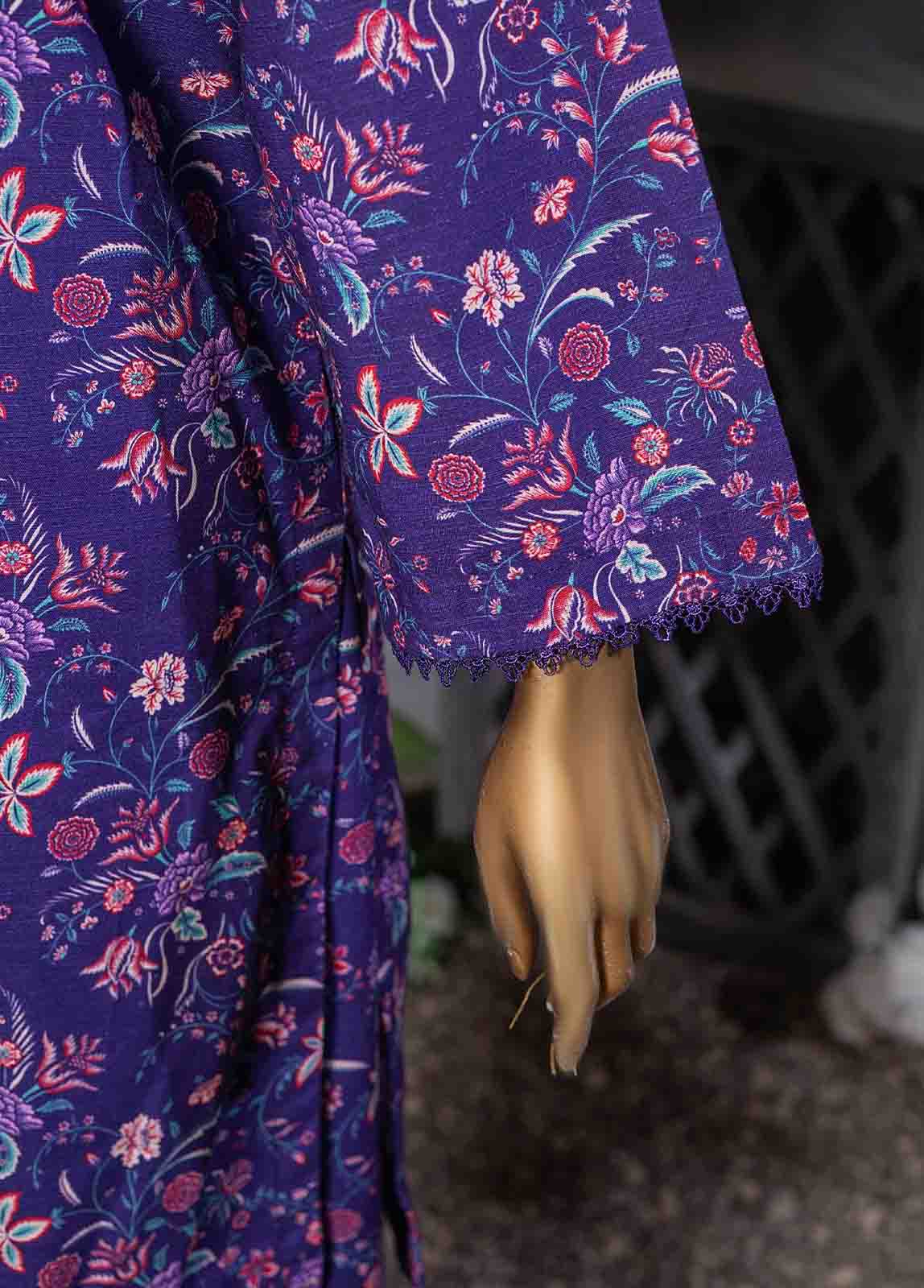 Bin Saeed Fabric - KF-0024 - 2 Piece Printed Khaddar