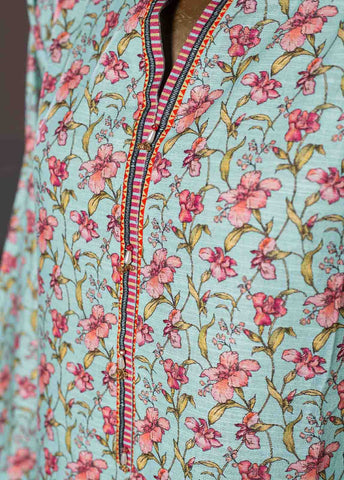 Bin Saeed Fabric - KF-004 - 2 Piece Printed Khaddar