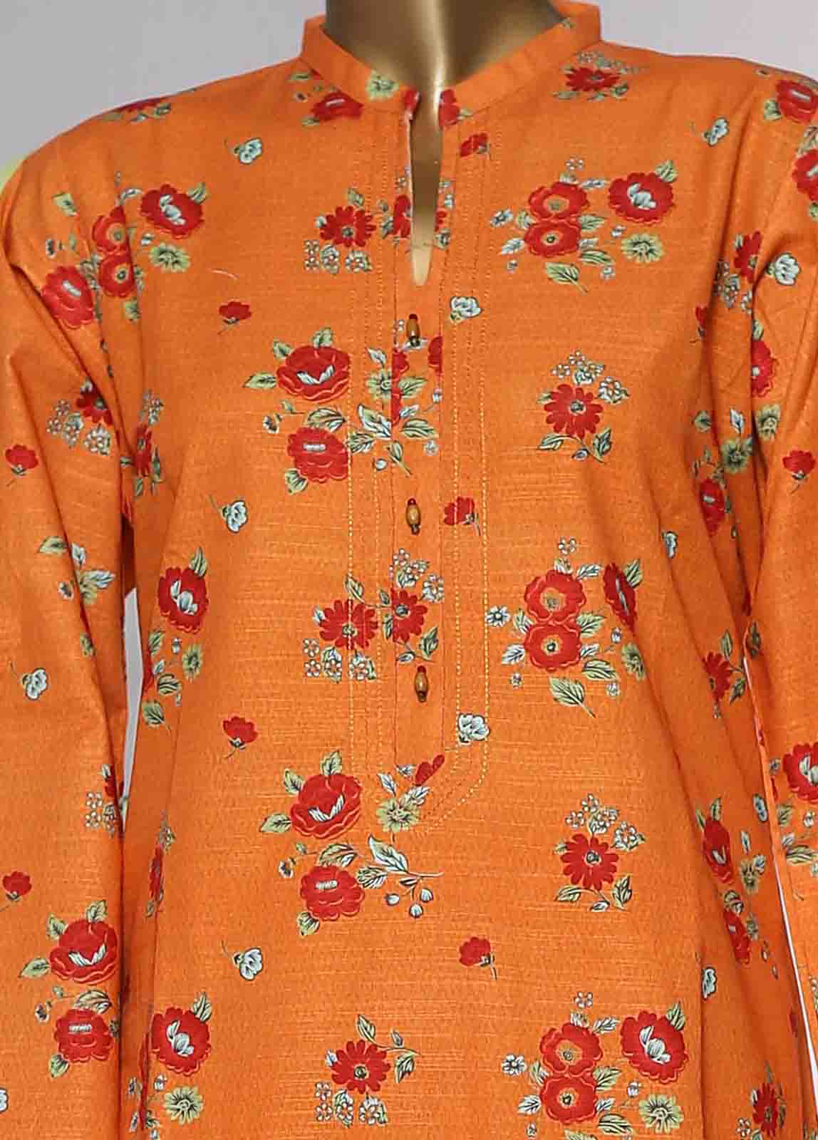 Bin Saeed Fabric - KF-035- 2 Piece Printed Khaddar