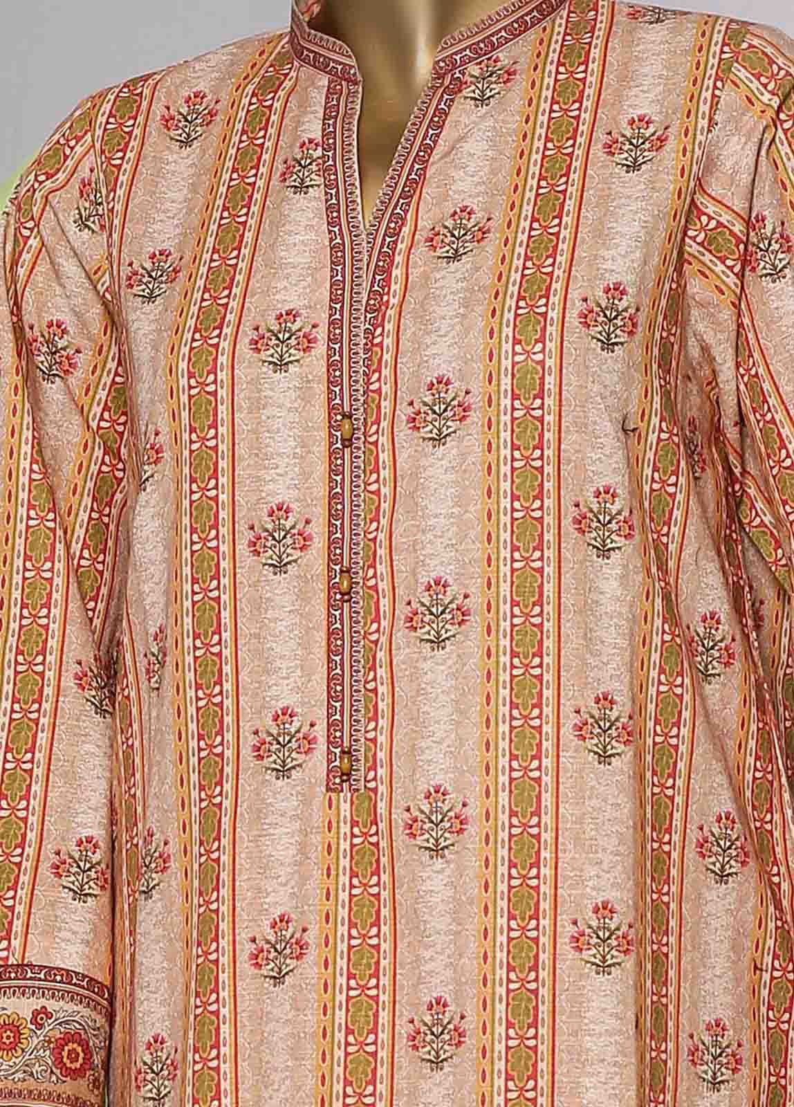 Bin Saeed Fabric - KF-044- 2 Piece Printed Khaddar