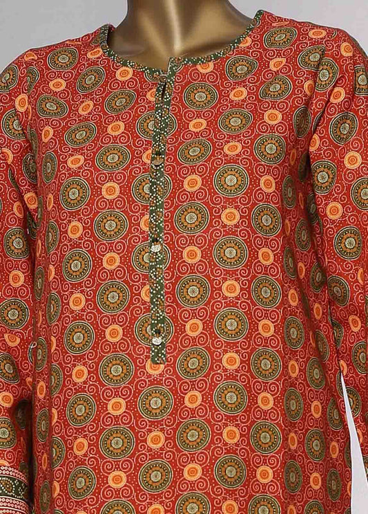 KF-062- 2 Piece Printed Khaddar