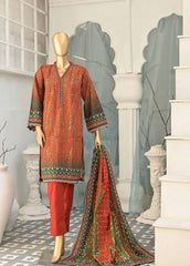 KFR-0124 - 3 Piece Printed Khaddar