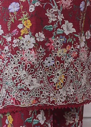 Bin Saeed Fabric - KKF-032 - 2 Piece Embroidered Khaddar