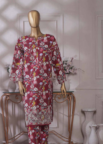 Bin Saeed Fabric - KKF-032 - 2 Piece Embroidered Khaddar