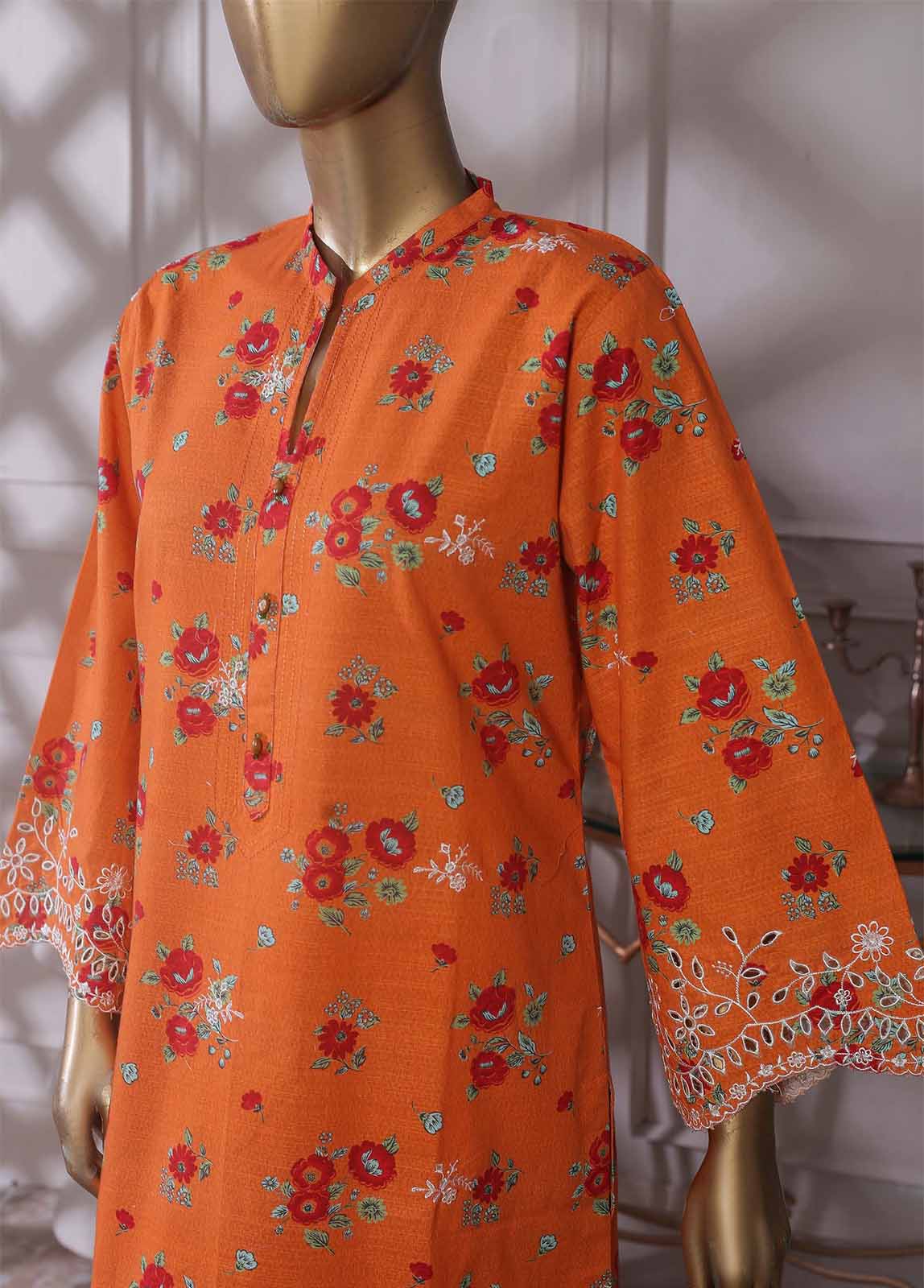 Bin Saeed Fabric - KKF-035 - 2 Piece Embroidered Khaddar