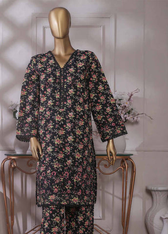 Bin Saeed Fabric - KKF-038 - 2 Piece Embroidered Khaddar