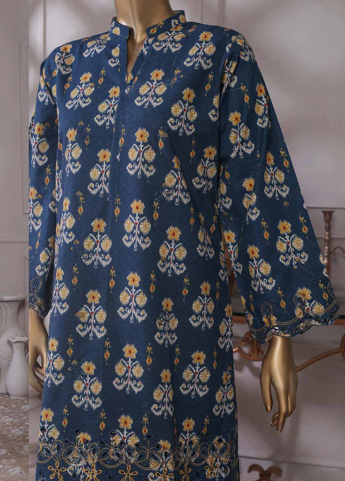 Bin Saeed Fabric - KKF-039 - 2 Piece Embroidered Khaddar