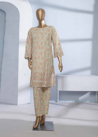 Bin Saeed Fabric - KKF-041 - 2 Piece Embroidered Khaddar