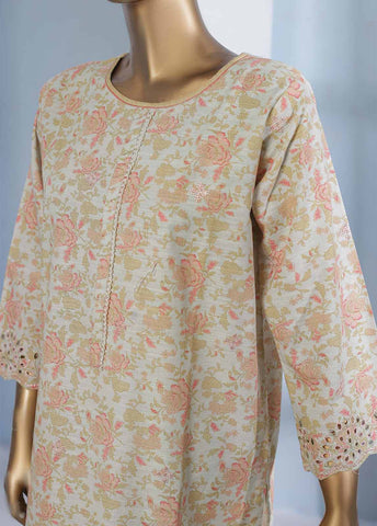 Bin Saeed Fabric - KKF-041 - 2 Piece Embroidered Khaddar