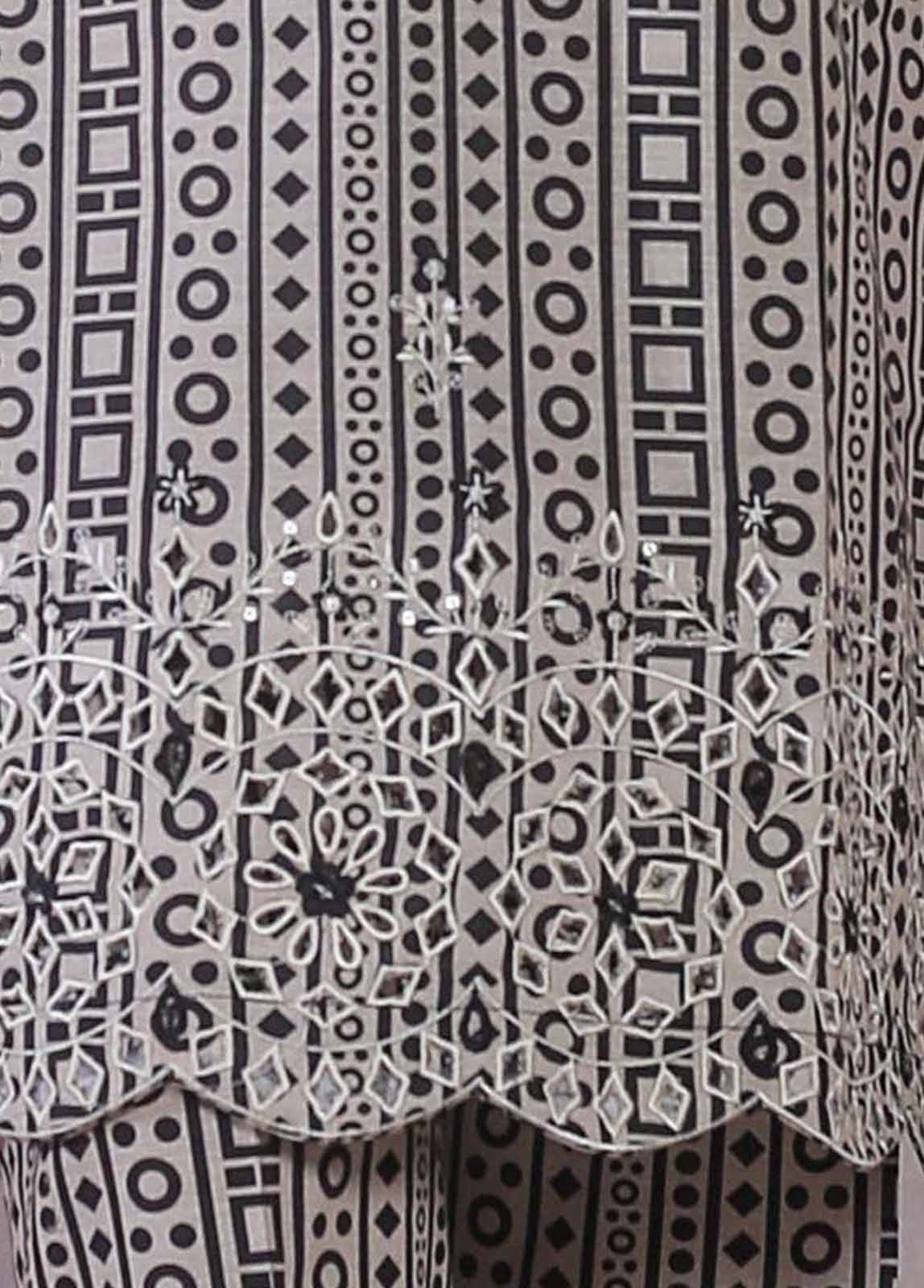 Bin Saeed Fabric - KKF-046 - 2 Piece Embroidered Khaddar