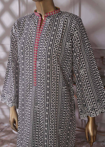 Bin Saeed Fabric - KKF-046 - 2 Piece Embroidered Khaddar