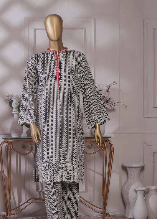 KKF-046 - 2 Piece Embroidered Khaddar