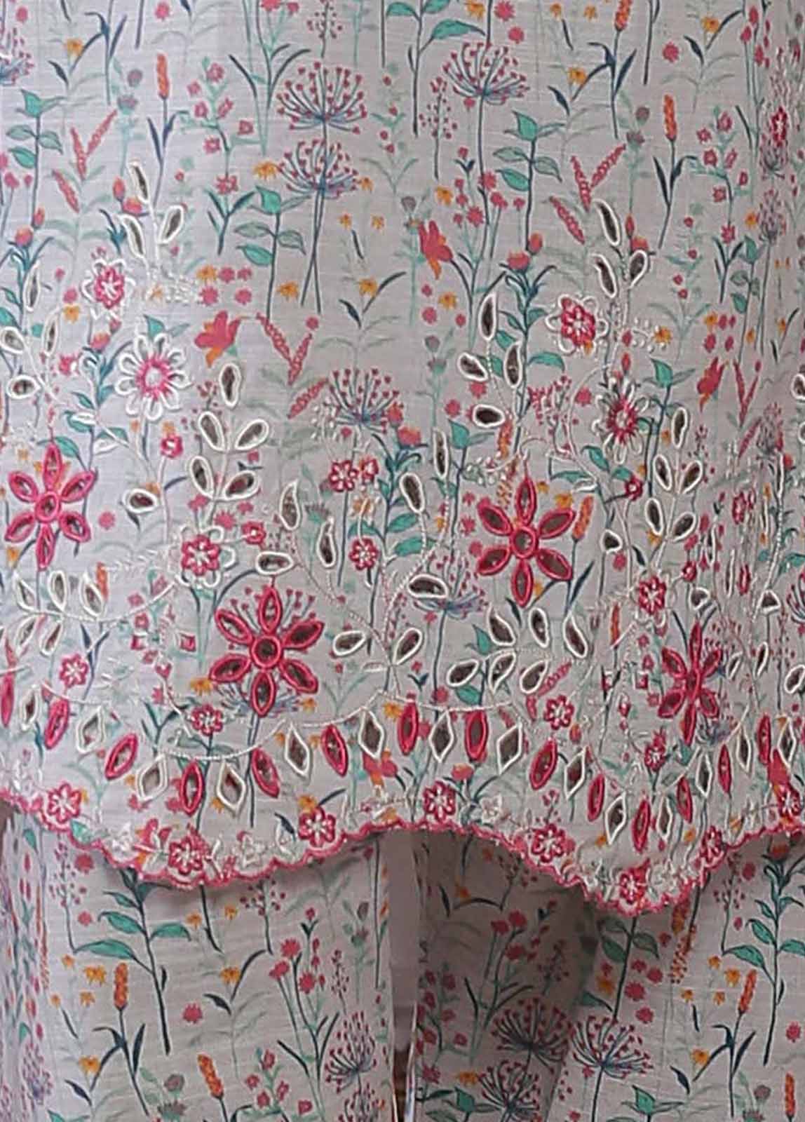 Bin Saeed Fabric - KKF-051 - 2 Piece Embroidered Khaddar