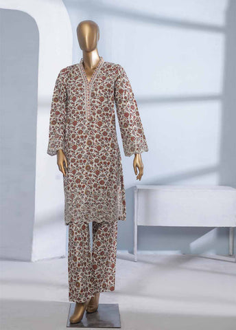 Bin Saeed Fabric - KKF-052 - 2 Piece Embroidered Khaddar