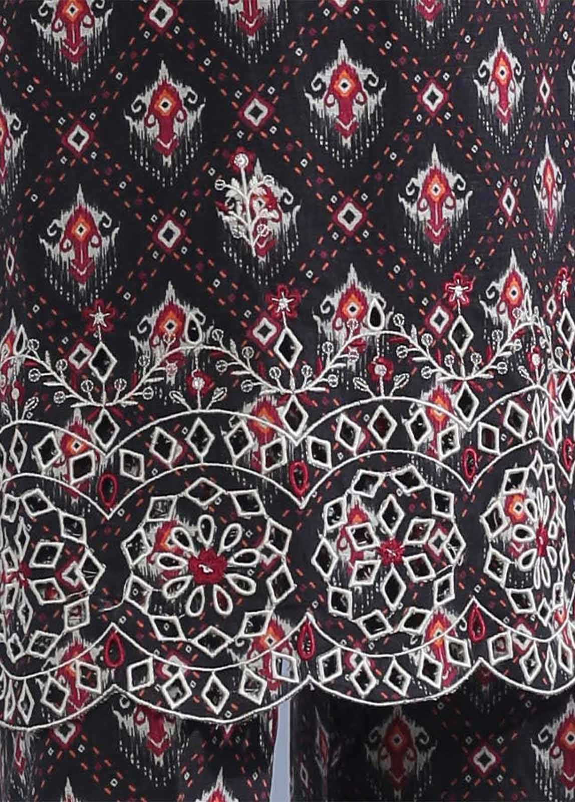 KKF-053 - 2 Piece Embroidered Khaddar