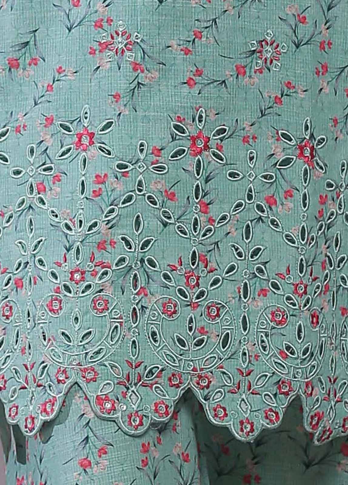 Bin Saeed Fabric - KKF-054 - 2 Piece Embroidered Khaddar