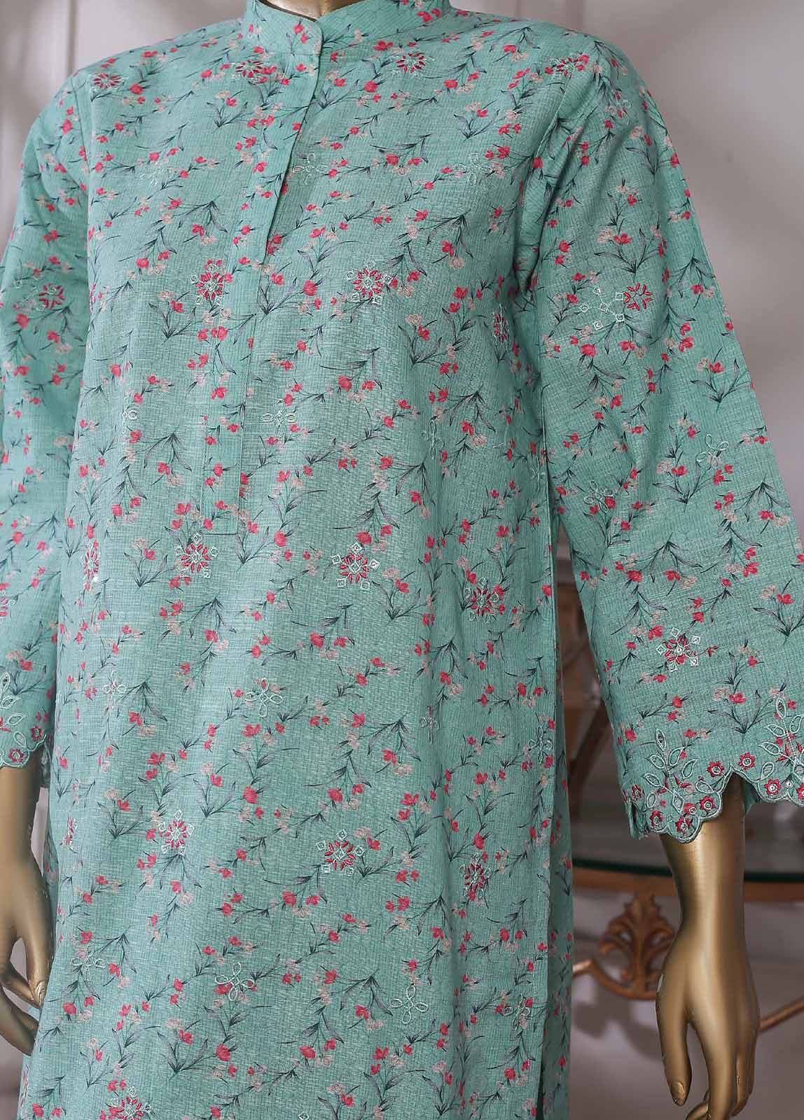 Bin Saeed Fabric - KKF-054 - 2 Piece Embroidered Khaddar