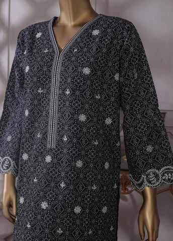 Bin Saeed Fabric - KKF-055 A - 2 Piece Embroidered Khaddar