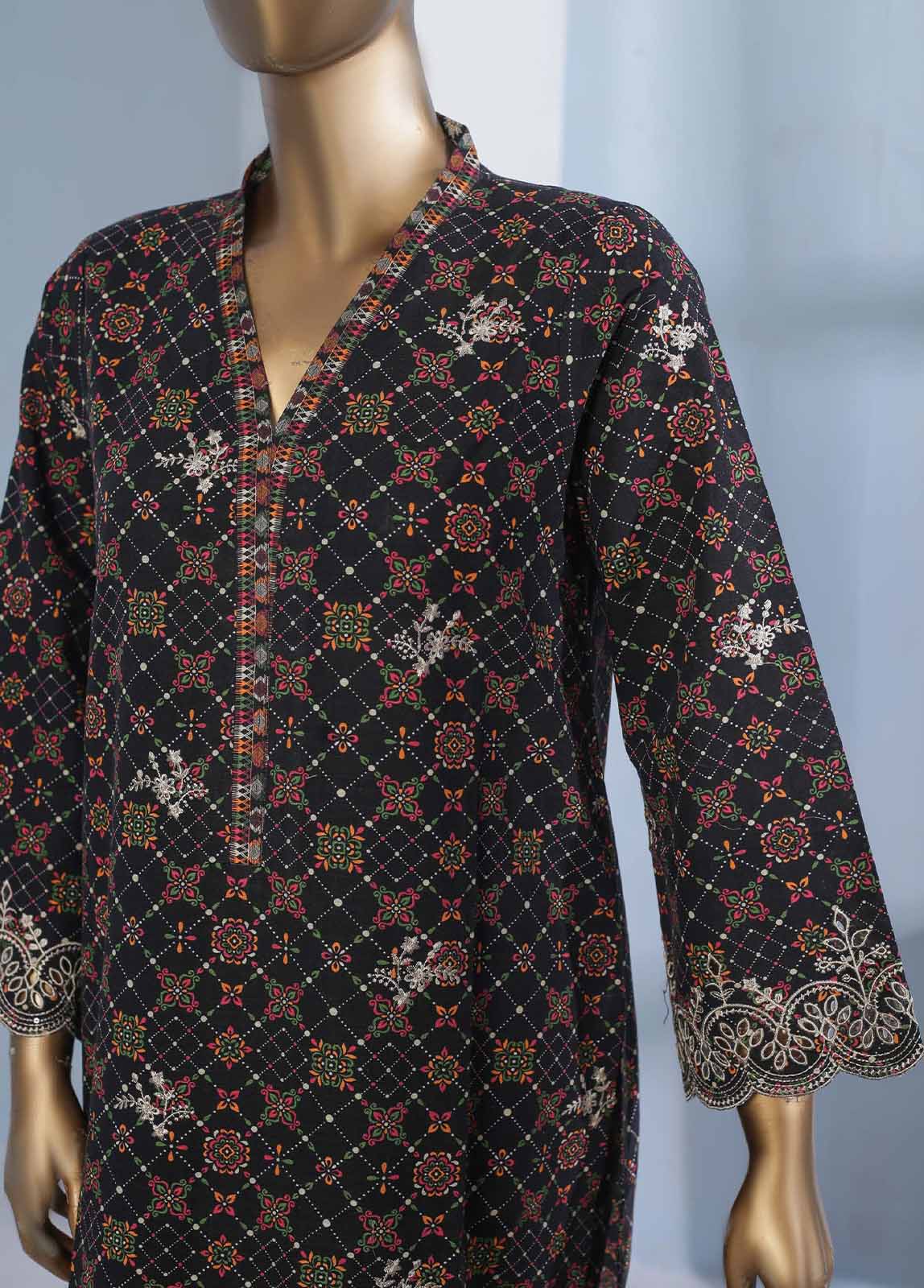 Bin Saeed Fabric - KKF-057 - 2 Piece Embroidered Khaddar