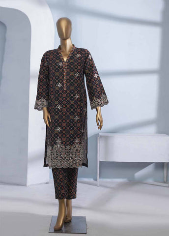 Bin Saeed Fabric - KKF-057 - 2 Piece Embroidered Khaddar