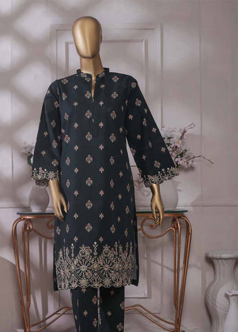 Bin Saeed Fabric - KKF-060 - 2 Piece Embroidered Khaddar