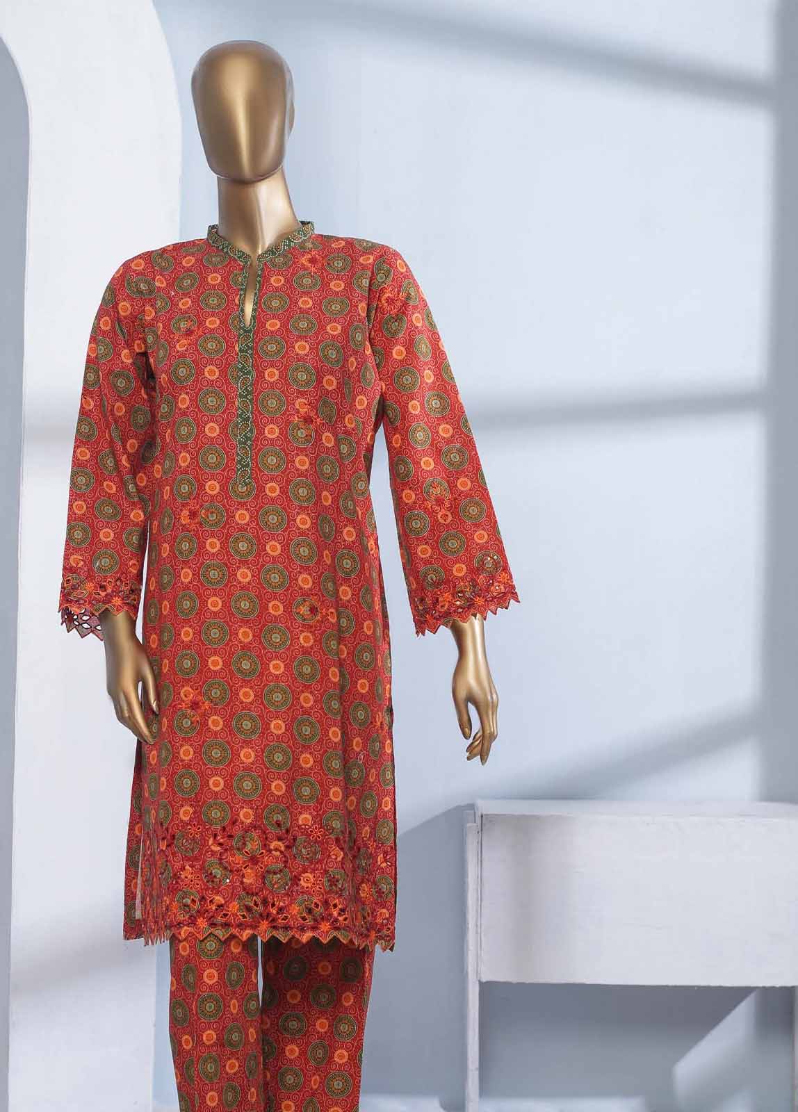 Bin Saeed Fabric - KKF-062 - 2 Piece Embroidered Khaddar