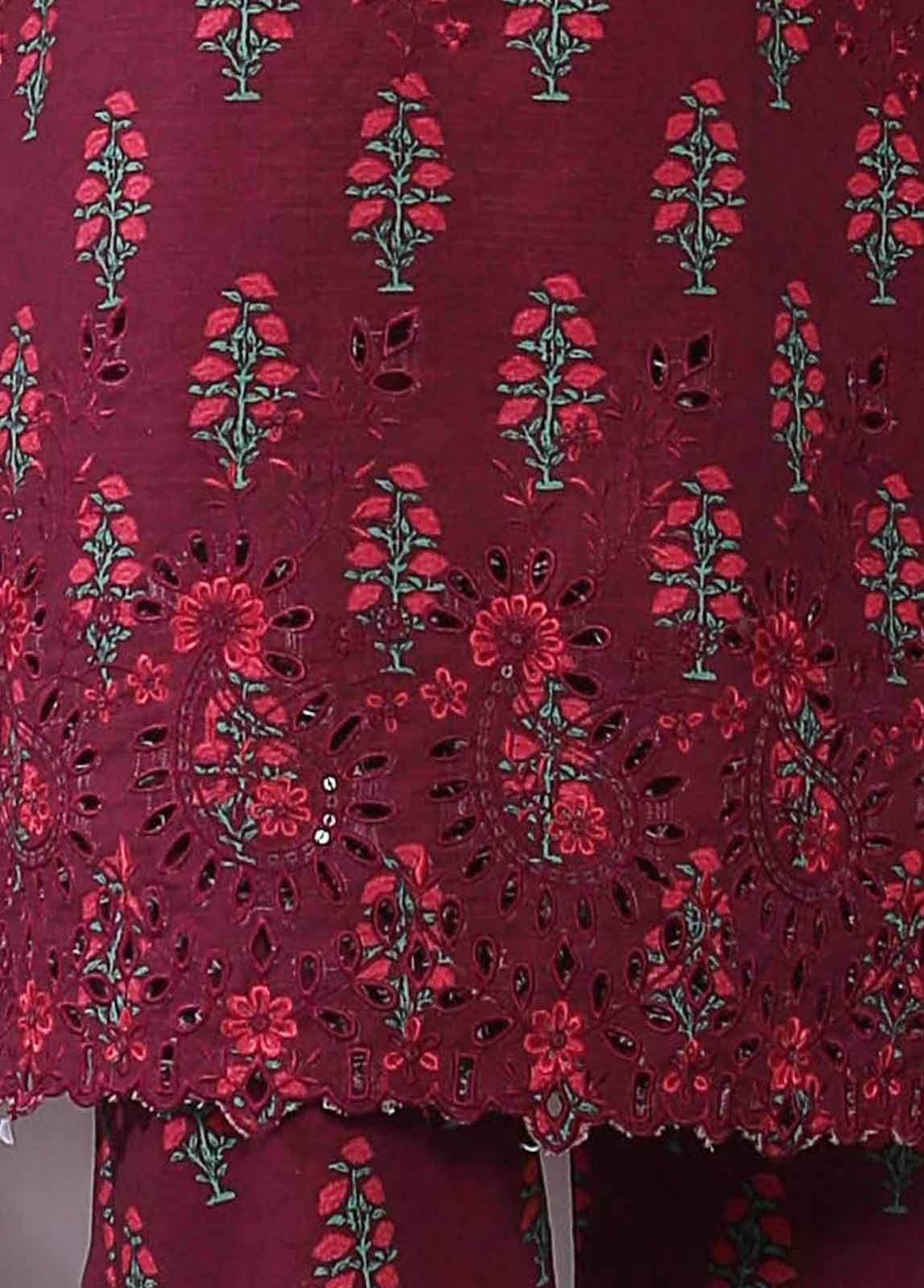 Bin Saeed Fabric - KKF-063 - 2 Piece Embroidered Khaddar