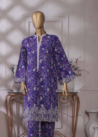 Bin Saeed Fabric - KKF-064 - 2 Piece Embroidered Khaddar