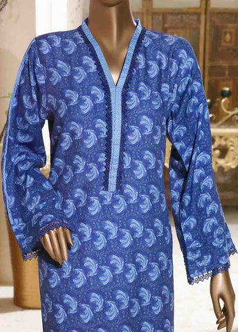 Bin Saeed Fabric - LI-5877 - 2 Piece Printed Linen