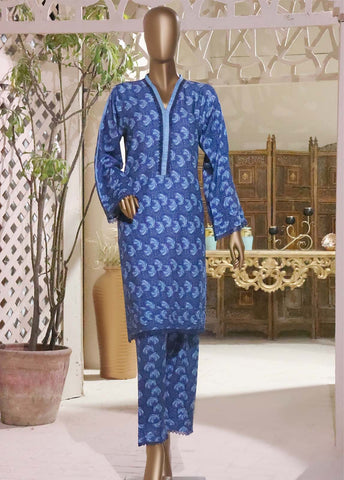 Bin Saeed Fabric - LI-5877 - 2 Piece Printed Linen