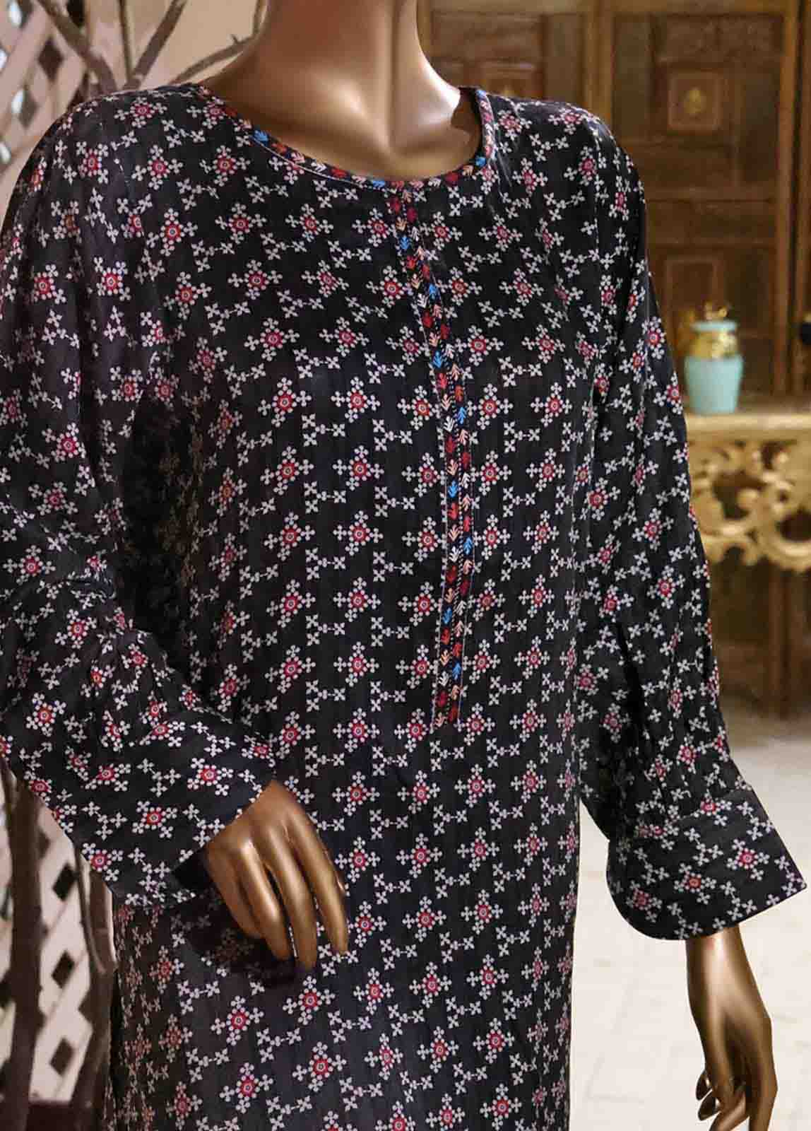 Bin Saeed Fabric - LI-5879- 2 Piece Printed Linen