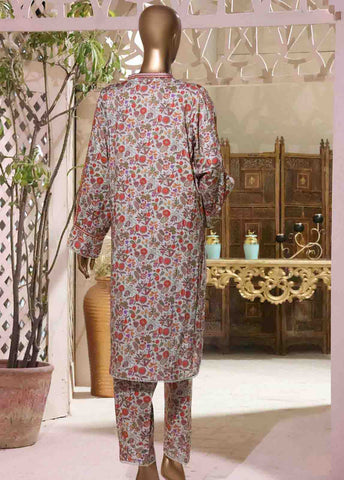 Bin Saeed Fabric - LI-5881- 2 Piece Printed Linen