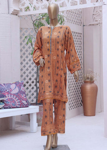 Bin Saeed Fabric - LI-5892- 2 Piece Printed Linen