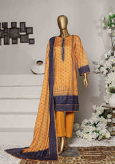 LIN-4764 - 3 Piece Printed Linen