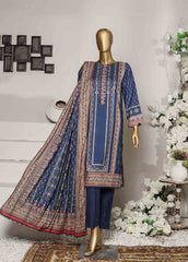LIN-4768 - 3 Piece Printed Linen