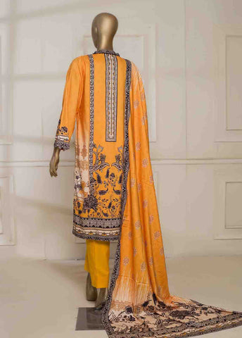 Bin Saeed Fabric - LIN-5625- 3 Piece Printed Linen