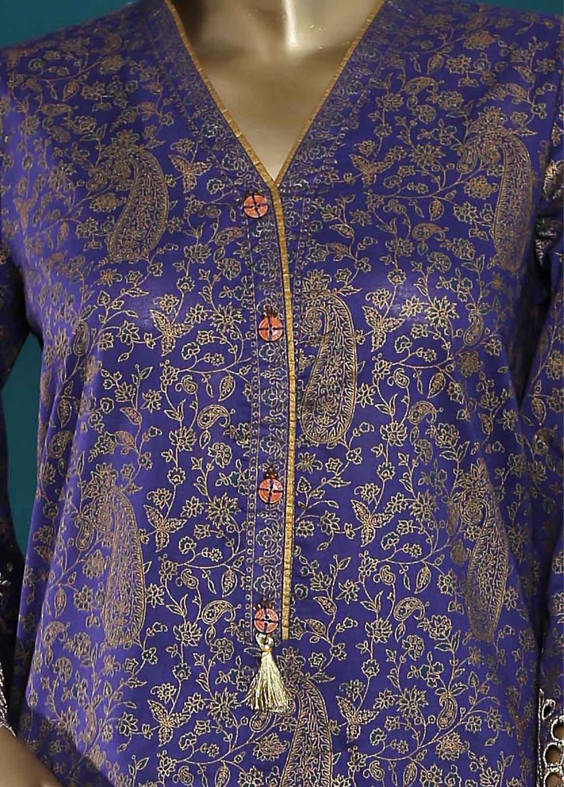 Bin Saeed Fabric - LRGF-0018-L- 2 Piece Chikankari