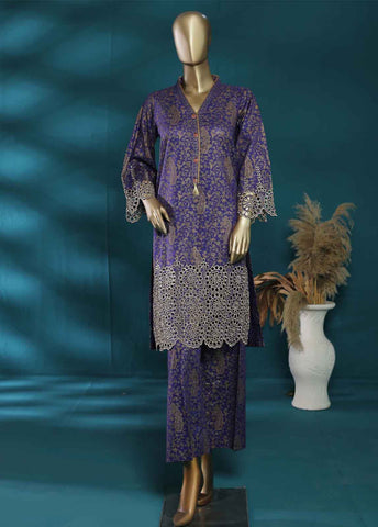 Bin Saeed Fabric - LRGF-0018-L- 2 Piece Chikankari