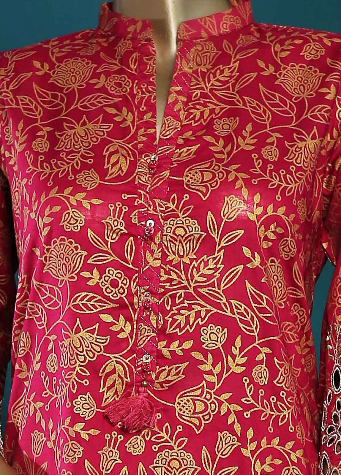 Bin Saeed Fabric - LRGF-0024-L- 2 Piece Chikankari