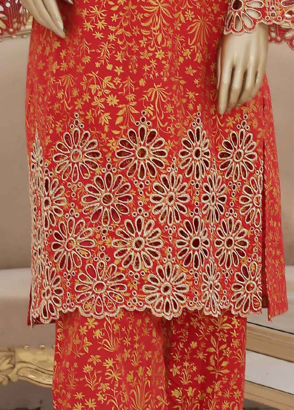 Bin Saeed Fabric - LRGF-0037-L- 2 Piece Chikankari