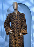 LRGF-013- 2 Piece Gold Printed Stitched
